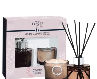 Maison Berger Paris Darčeková sada aróma difuzér Joy Záhrada agáve Garden of Agaves 80 ml + sviečka 80 g