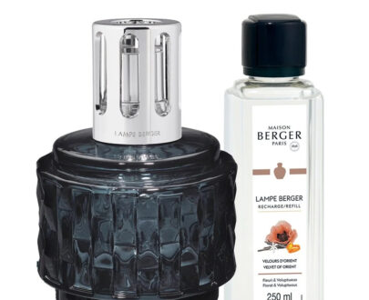 Maison Berger Paris Darčeková sada katalytická lampa Variation sivá + náplň Zamat z Orientu 250 ml