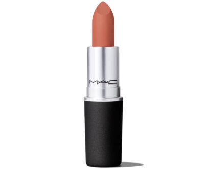 MAC Cosmetics Matná vyživujúci rúž Powder Kiss ( Lips tick ) 3 g Impulsive