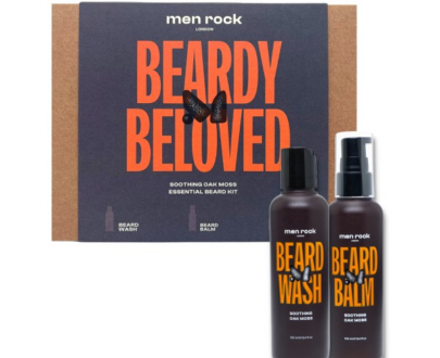Men Rock London Darčeková sada starostlivosti o fúzy Oak Moss ( Bear d Duo Kit)