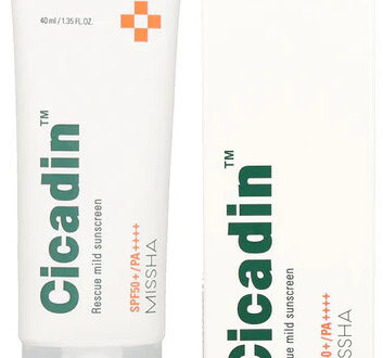 Missha Opaľovací krém SPF50+ Cicadin (Rescue Mild Sunscreen) 40 ml