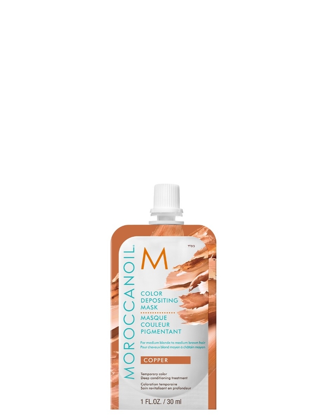 Moroccanoil Tónujúca maska na vlasy Copper (Color Depositing Mask) 30 ml Moroccanoil Tónujúca maska na vlasy Copper (Color Depositing Mask) 30 ml