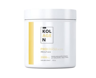 MujKolagen Kolagénový nápoj s príchuťou acai & Q10 222 g