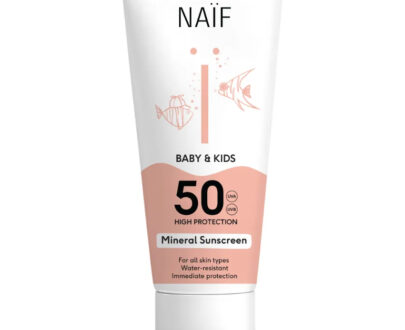 NAÏF Ochranný krém na opaľovanie pre deti a bábätká SPF 50 Baby & Kids (Mineral Sunscreen) 100 ml