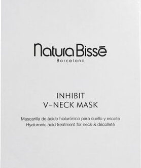 Natura Bissé Hydratačná maska na krk a dekolt s kyselinou hyalurónovou Inhibit (V-Neck Mask) 12 ks