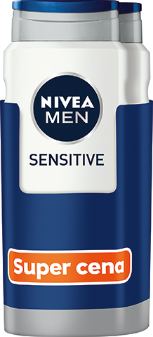 Nivea Sprchový gél pre mužov Men Sensitiv e 2 x 500 ml Nivea Sprchový gél pre mužov Men Sensitiv e 2 x 500 ml