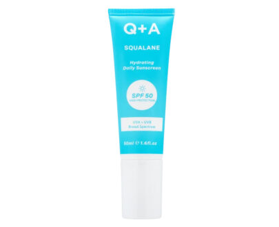 Q+A Hydratačný pleťový krém so skvalanom SPF 50 Squalane (Hydrating Daily Sunscreen) 50 ml