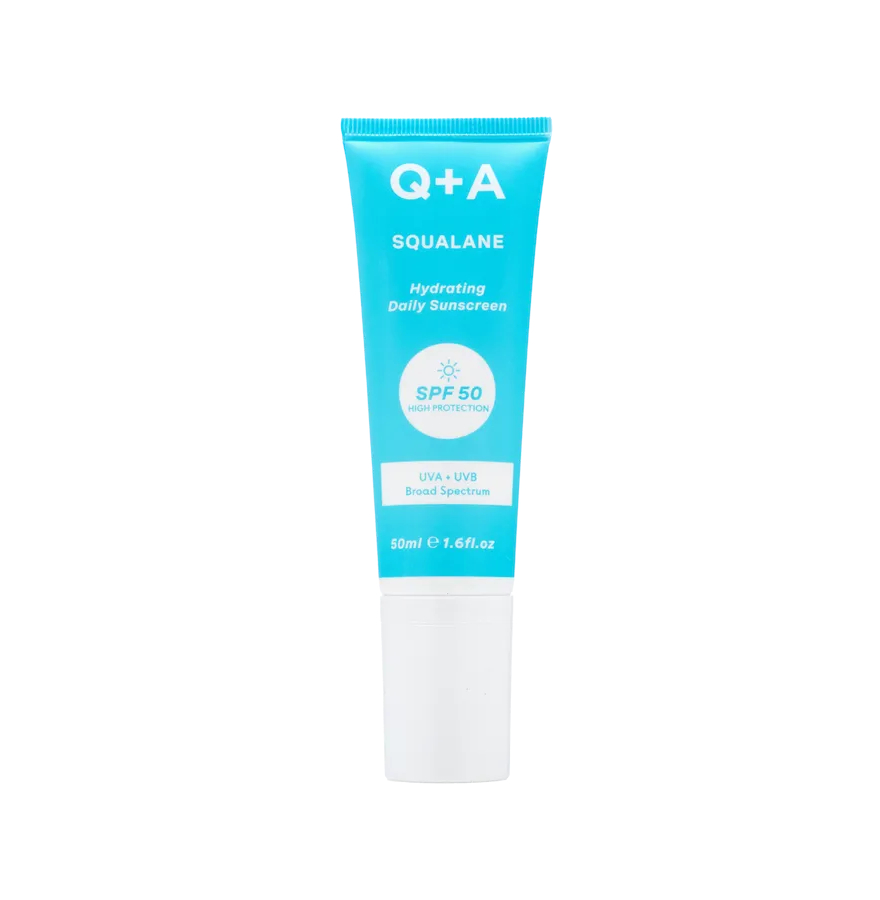 Q+A Hydratačný pleťový krém so skvalanom SPF 50 Squalane (Hydrating Daily Sunscreen) 50 ml Q+A Hydratačný pleťový krém so skvalanom SPF 50 Squalane (Hydrating Daily Sunscreen) 50 ml