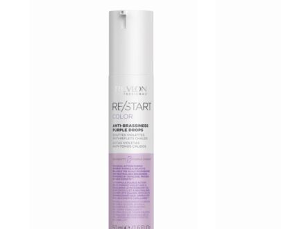 Revlon Professional Fialové kvapky pre blond vlasy Restart Color (Anti-Brassiness Purple Drops) 50 ml