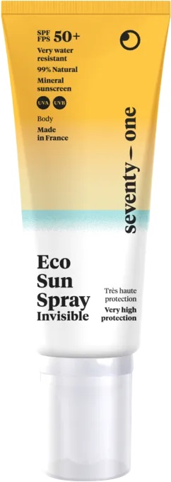 SeventyOne Neviditeľný opaľovací sprej SPF 50+ (Invisible Sun Spray) 100 ml SeventyOne Neviditeľný opaľovací sprej SPF 50+ (Invisible Sun Spray) 100 ml