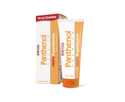 SWISS Panthenol PREMIUM telové mlieko 200 + 50 ml
