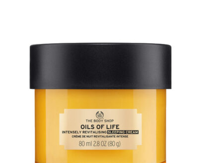 The Body Shop Nočný (Intensely Revita l ising Sleeping Cream) pleťový krém Oils Of Life 80 ml