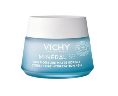 Vichy Hydratačný zmatňujúci pleťový gél Minéral 89 (48H Moisture Matte Sorbet) 50 ml