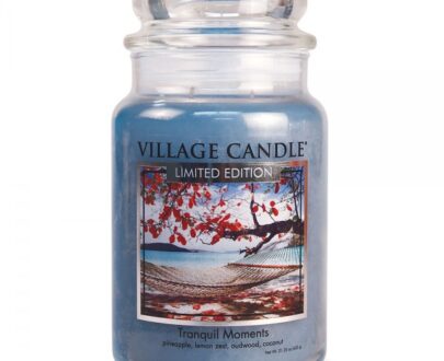 Village Candle Vonná sviečka v skle Tranquil Moments 602 g
