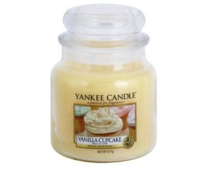 Yankee Candle Vonná sviečka Classic strednej Vanilla Cupcake 411 g