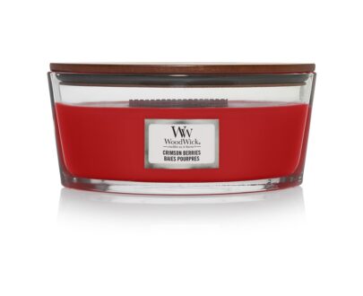 WoodWick Vonná sviečka loď Crimson Berries 453 g