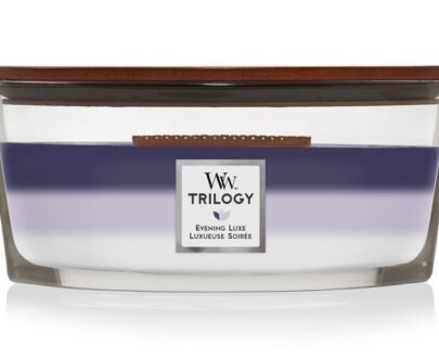 WoodWick Vonná sviečka loď Trilogy Evening Luxe 453