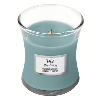 WoodWick Vonná sviečka váza Evergreen Cashmere 275 g