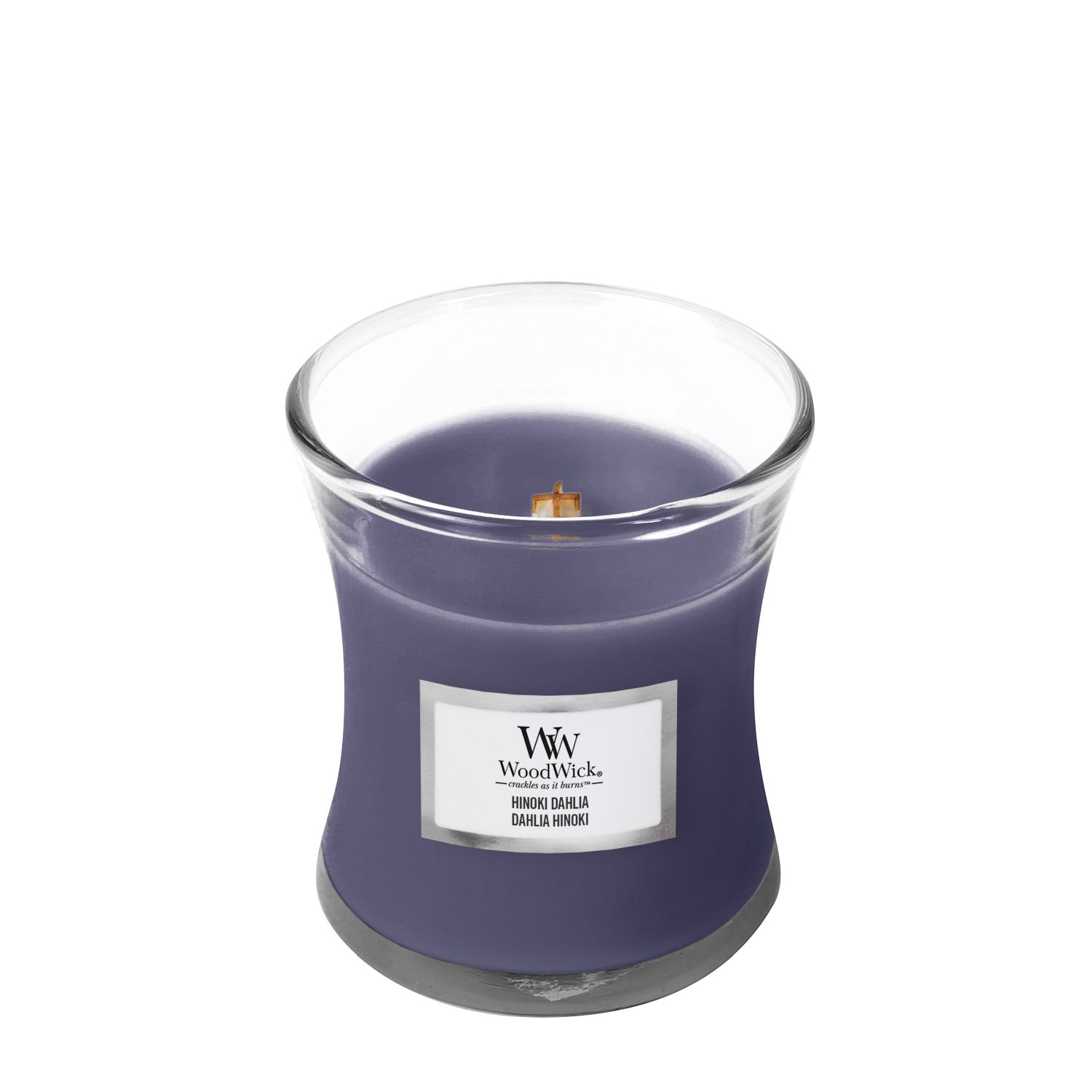 WoodWick Vonná sviečka váza Hinoki Dahlia 85 g WoodWick Vonná sviečka váza Hinoki Dahlia 85 g