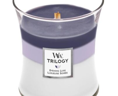 WoodWick Vonná sviečka váza Trilogy Evening Luxe 275 g