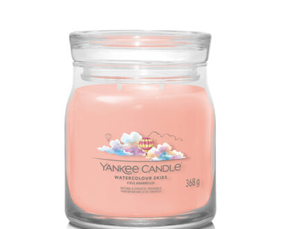 Yankee Candle Aromatická sviečka Signature sklo stredná Watercolour Skies 368 g