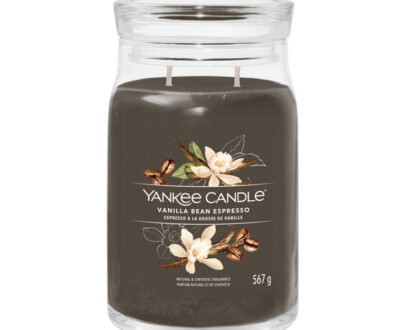 Yankee Candle Aromatická sviečka Signature sklo veľké Vanilla Bean Espresso 567 g
