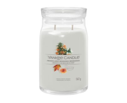 Yankee Candle Aromatická sviečka Signature sklo veľké Woodland Weekend Memories 567 g