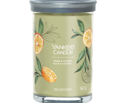 Yankee Candle Aromatická sviečka Signature tumbler veľký Sage & Citrus 567 g