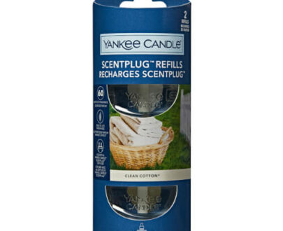 Yankee Candle Náhradná náplň do elektrického difuzéru Organic Kit Clean Cotton 2 x 18