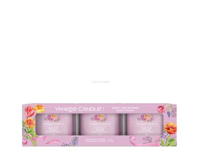 Yankee Candle Sada votívnych sviečok v skle Hand Tied Blooms 3 x 37 g