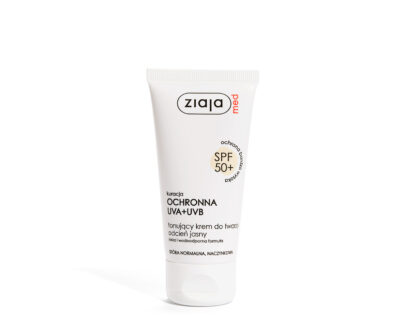 Ziaja Tónovací krém pre normálnu pleť alebo rozšírené žilky SPF 50+ odtieň svetlý (Tinted Cream) 50 ml