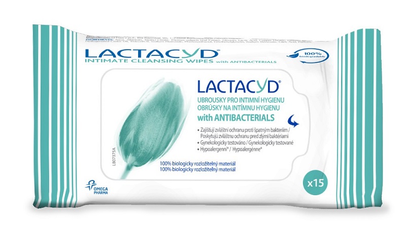 LACTACYD Obrúsky antibakteriálne 15 ks LACTACYD Obrúsky antibakteriálne 15 ks