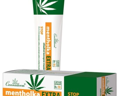 CANNADERM Mentholka EXTRA chladivé konopné mazanie 150 ml