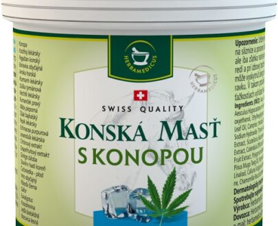 HERBAMEDICUS Konská chladivá masť s konopou 250 ml
