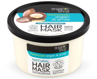 NATURA SIBERICA Organic Shop - Marocký arganový olej a amla - Výživná maska na vlasy 250 ml