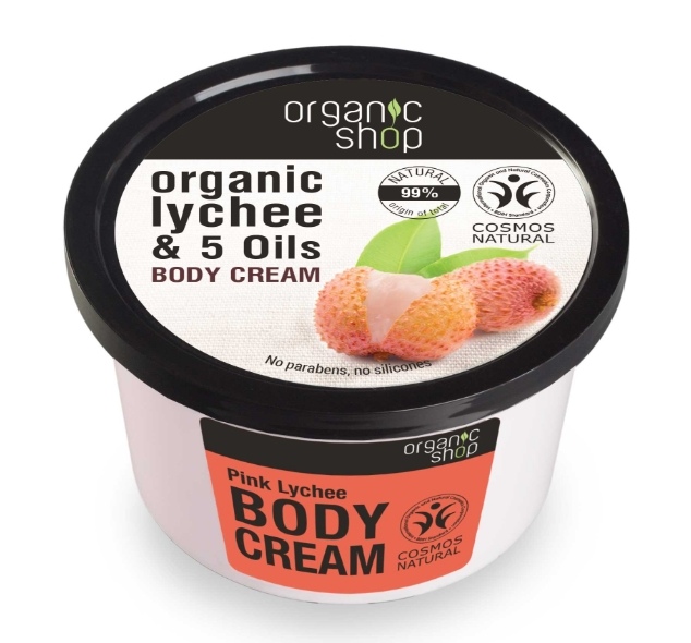 NATURA SIBERICA Organic Shop - Ružové Liči - Telový krém 250 ml NATURA SIBERICA Organic Shop - Ružové Liči - Telový krém 250 ml