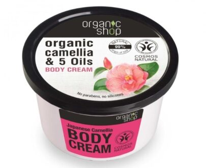 NATURA SIBERICA Organic Shop - Japonská kamélia - Telový krém 250 ml