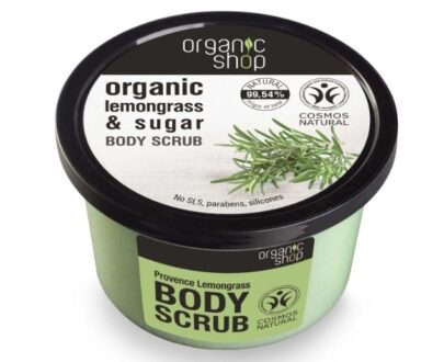 NATURA SIBERICA Organic Shop - Citrónová tráva - Telový peeling 250 ml