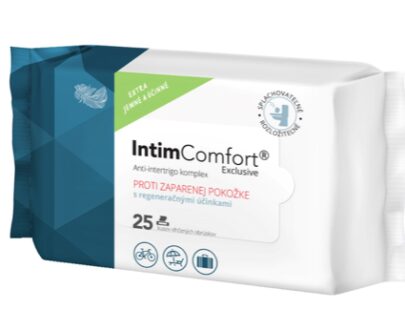 INTIMCOMFORT Vlhčené obrúsky multipack anti-intertrigo komplex 25 ks
