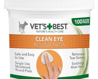 VET´S BEST Clean Eye Round Pads Čistiaca utierka na okolie oči pre psy 100 ks