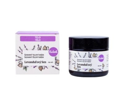 KVITOK Šľahaný telový krém – Levanduľový sen 60 ml