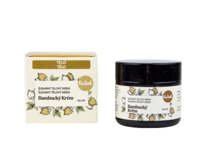 KVITOK Šľahaný telový krém – Bambucký krém 60 ml