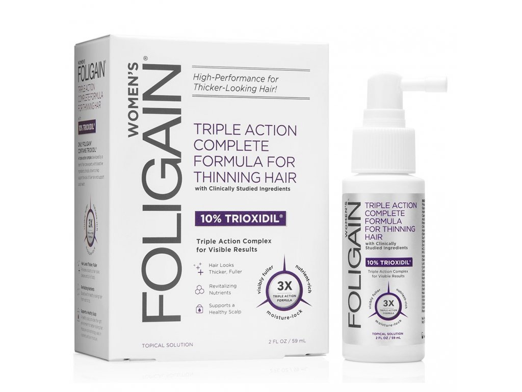 FOLIGAIN Triple Action sérum proti padaniu vlasov s 10% trioxidilom pre ženy 59 ml FOLIGAIN Triple Action sérum proti padaniu vlasov s 10% trioxidilom pre ženy 59 ml