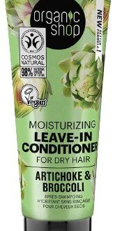 ORGANIC SHOP Hydratačný kondicionér bez oplachovania pre suché vlasy Artičok a brokolica 75 ml