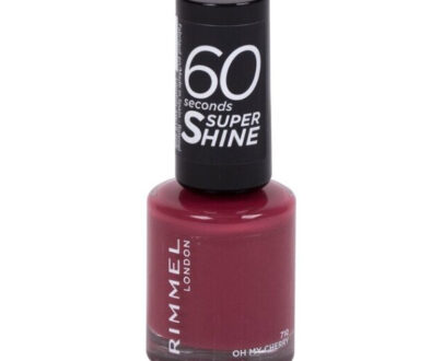 RIMMEL LONDON 60 Seconds lak na nehty Super Shine 710 Oh My Cherry 8 ml