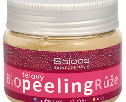 SALOOS Bio Telový peeling - Ruža 140 ml