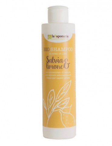 LASAPONARIA Šampón so šalviou a citrónom BIO 200 ml LASAPONARIA Šampón so šalviou a citrónom BIO 200 ml