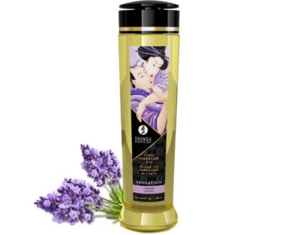 SHUNGA Masážny olej Erotic Massage Oil Sensation Lavender 240 ml