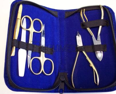 CELIMED SG-502 Pánsky manikúrny set - pozlátený