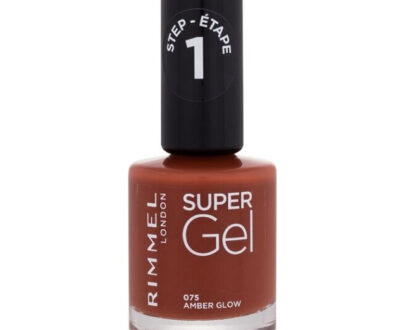 RIMMEL LONDON Super Gél lak na nechty Step1 075 Amber Glow 12 ml